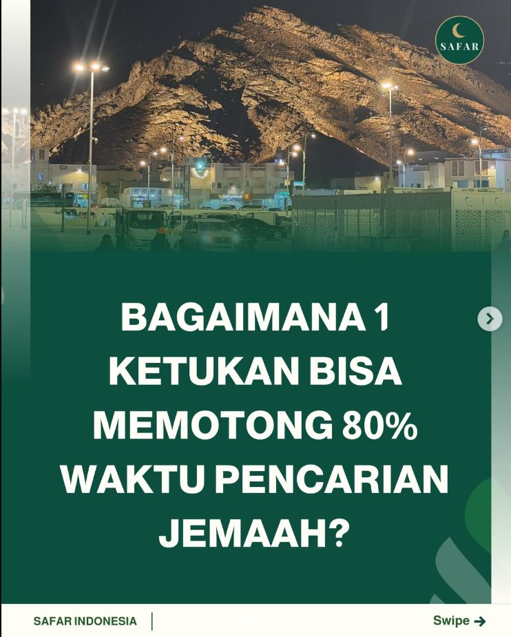 Saat situasi darurat terjadi di Tanah Suci, kecepatan respons adalah penentu segalanya.

Dalam manajemen travel konvensional, penanganan jemaah yang terpisah sering kali memakan waktu berjam-jam bukan karena tim lapangan tidak sigap, melainkan karena panjangnya alur komunikasi manual yang harus dilewati.

Ekosistem SAFAR memotong semua kerumitan tersebut melalui fitur "Minta Bantuan".

Cukup dengan satu ketukan di layar jemaah, sistem secara otomatis mendistribusikan koordinat lokasi ke dasbor pemantauan Tour Leader secara real-time. Tidak ada waktu yang terbuang untuk menelepon tanpa kejelasan rute, tidak ada kepanikan yang menjalar ke tanah air.

Satu ketukan untuk efisiensi mutlak operasional tim Anda.

Ingin melihat bagaimana dasbor SAFAR memetakan rombongan jemaah secara instan?
Ajukan proposal kemitraan B2B resmi melalui pesan langsung (DM) kami, atau klik tautan di bio untuk menjadwalkan sesi demonstrasi sistem gratis bersama tim kami. 🙌

#SafarIndonesia #ManajemenTravel #TeknologiUmroh #TourLeaderUmroh #SmartPilgrimage #MitraB2BTravel #ProteksiJemaah #KBIHUDKI